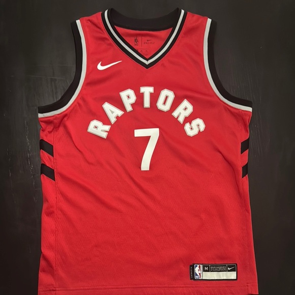 Nike Other - Nike Red and White Raptors Game Jersey